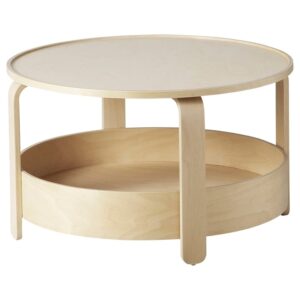 Coffee table, birch veneer