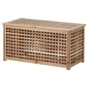 Storage table, acacia