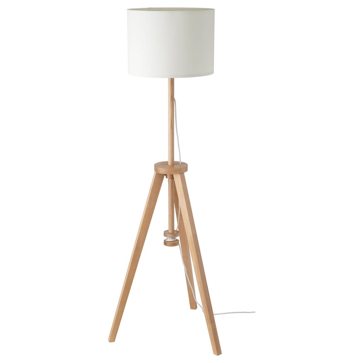 Floor lamp, ash/white