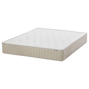 Pocket sprung mattress, extra firm/natural, 180x200 cm